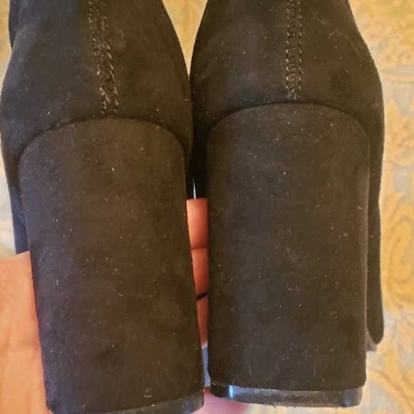 Black Suede Booties - Picture 3 of 5